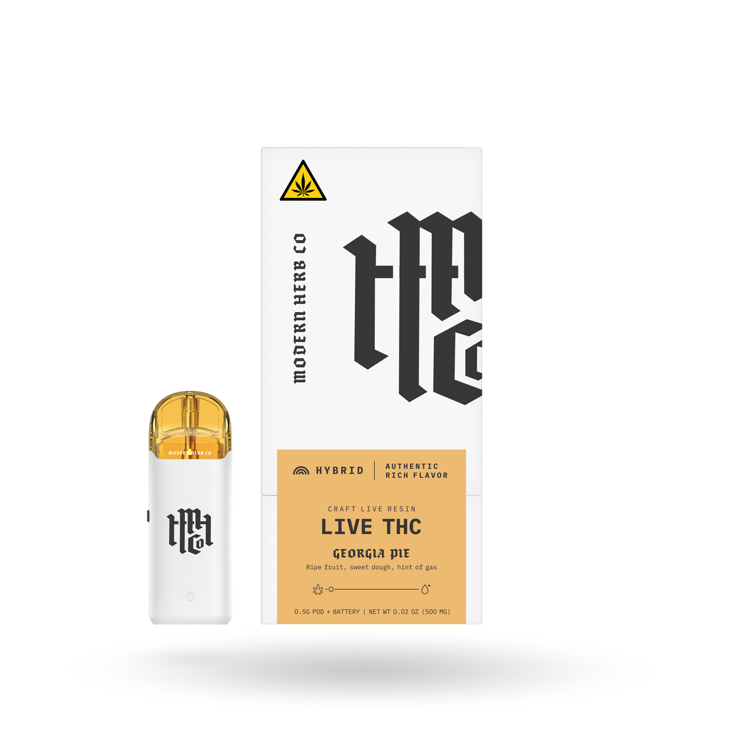0.5g Pod Starter Kit - MHC Live THC - Georgia Pie (Hybrid) - 6ct