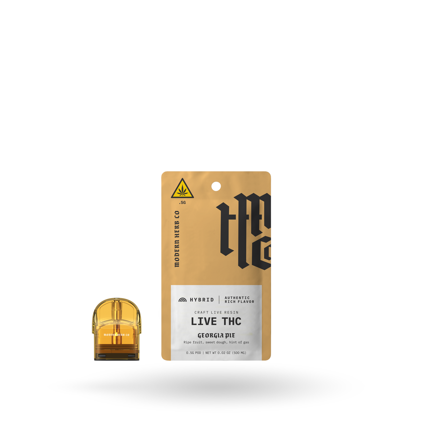 0.5g Pod Refill - MHC Live THC - Georgia Pie (Hybrid) - 6ct