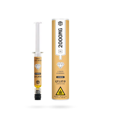 THCa Dripper Liquid Diamonds: Gelato (Hybrid) 2g, 6pk