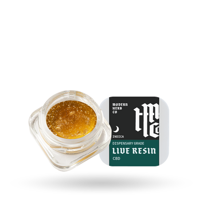 Live Resin CBD Dab: Pineapple Kush (Indica), 2g - 6pk