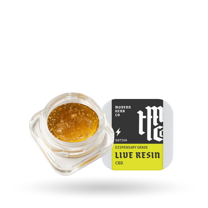 Live Resin CBD Dab: Hawaiian Haze (Sativa), 2g - 6pk