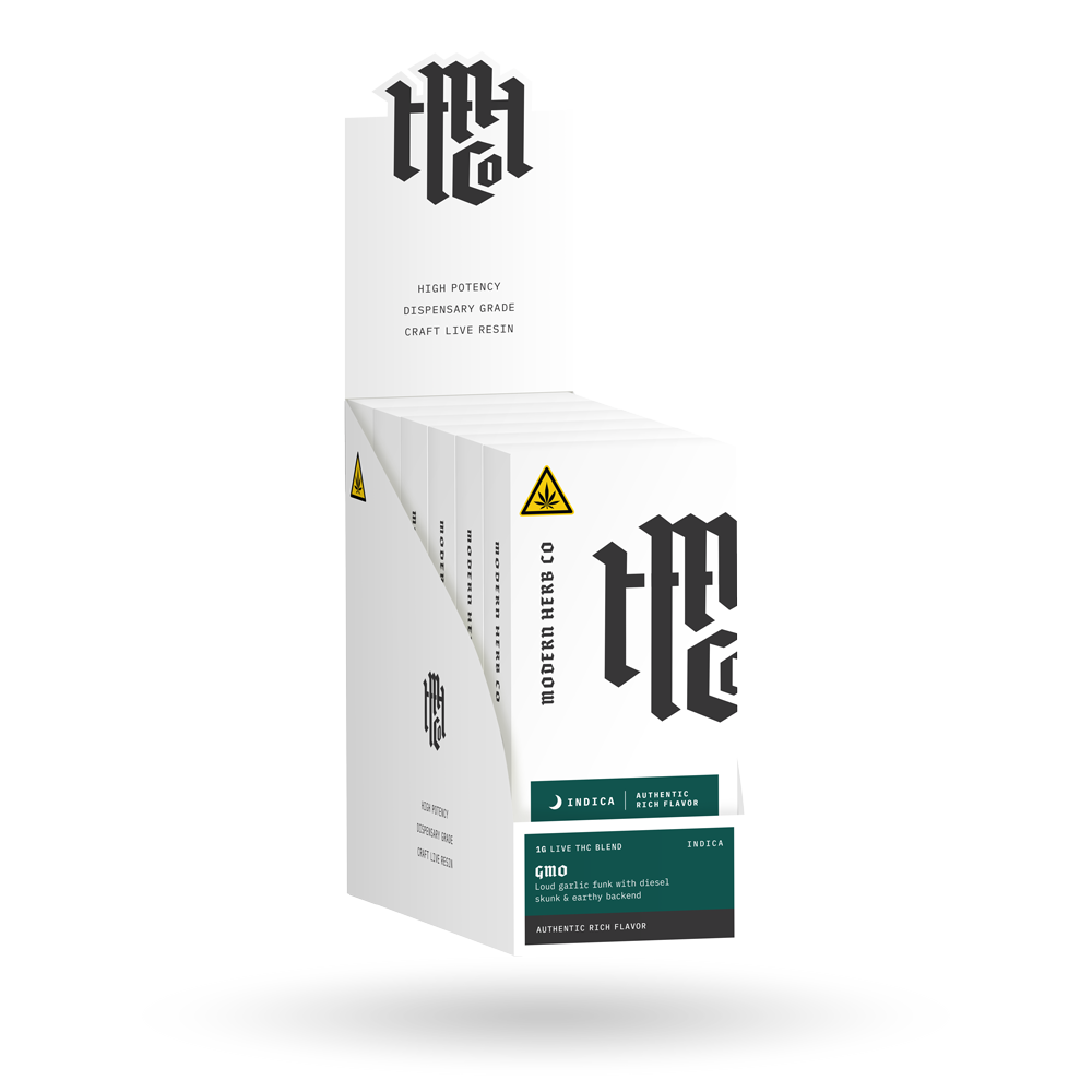 Live THC Pod Starter Kit: GMO (Indica), 1g - 6pk