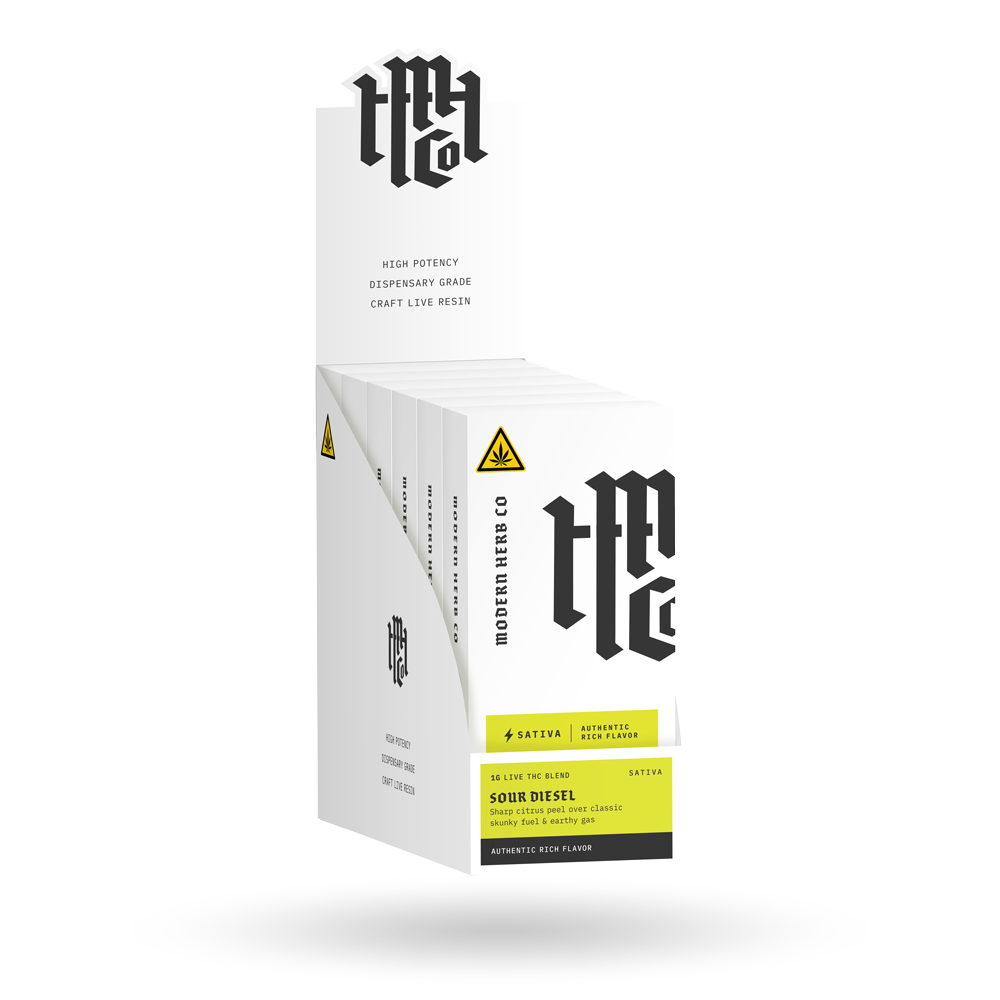 Live THC Pod Starter Kit: Sour Diesel (Sativa), 1g - 6pk