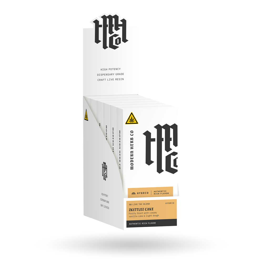 Live THC Pod Starter Kit: Zkittlez Cake (Hybrid), 1g - 6pk