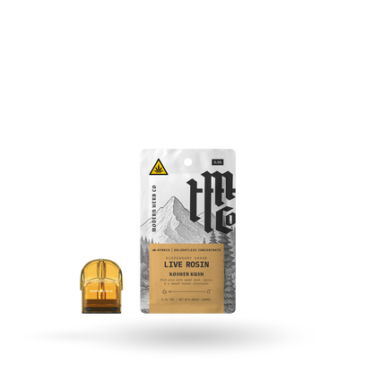 THCa Rosin Pod: Kosher Kush (Hybrid) 0.5g, 6pk