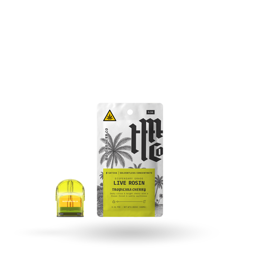 THCa Rosin Pod: Tropicana Cherry (Sativa) 0.5g, 6pk
