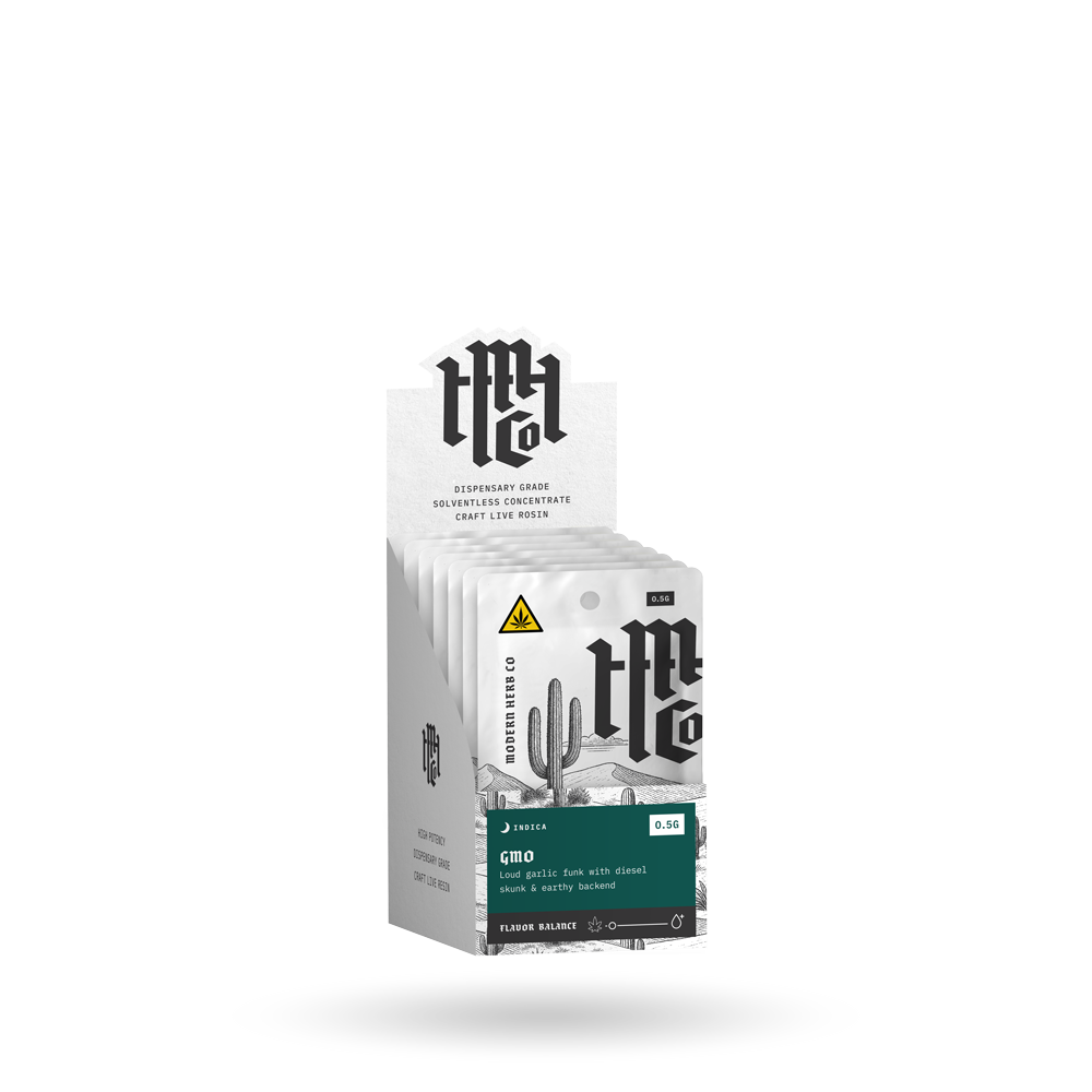 THCa Rosin Pod: GMO (Indica) 0.5g, 6pk