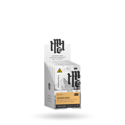 THCa Rosin Pod: Kosher Kush (Hybrid) 0.5g, 6pk