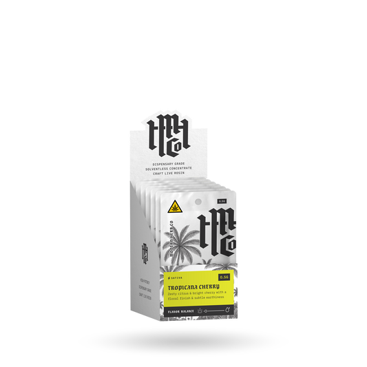 THCa Rosin Pod: Tropicana Cherry (Sativa) 0.5g, 6pk