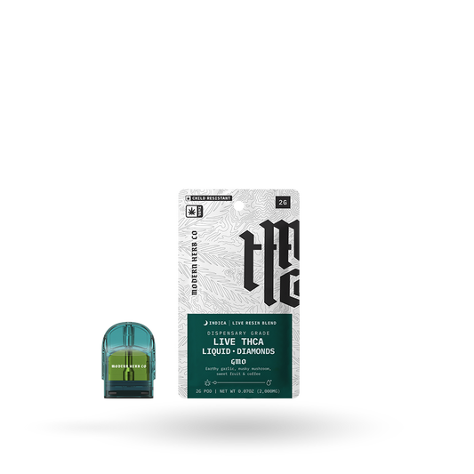 THCa Live Resin Liquid Diamonds Pod Refill 6 Pack: GMO (Indica) - 2g