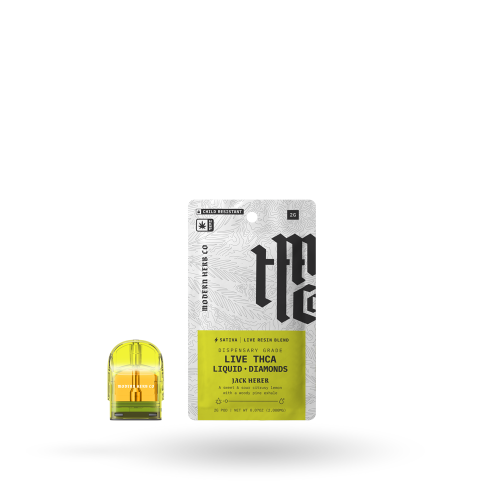 2g MHC THCa Live Resin Liquid Diamonds Pod Refill 6 pack: Jack Herer (Sativa)