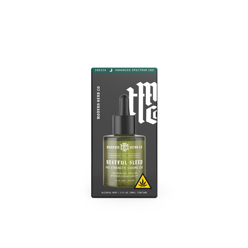 Live Resin CBD Tincture: 1500mg (Indica) - 6pk