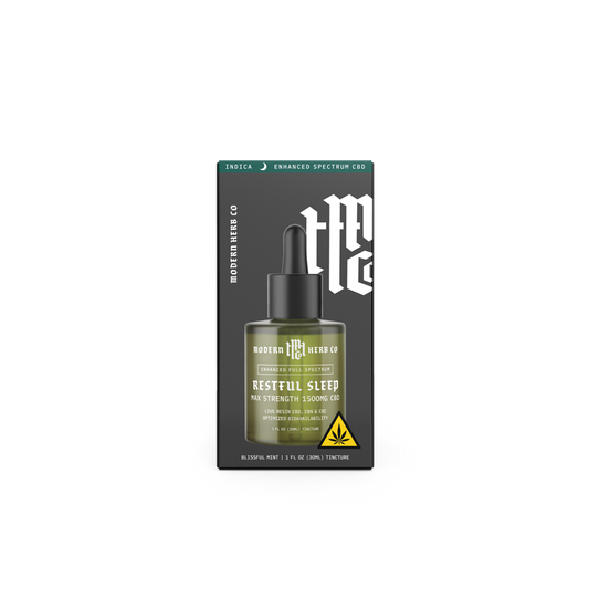 Live Resin CBD Tincture: 1500mg (Indica) - 6pk