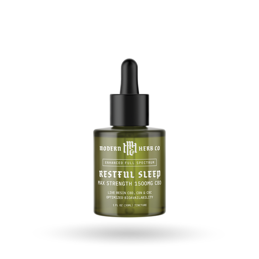 Live Resin CBD Tincture: 1500mg (Indica) - 6pk