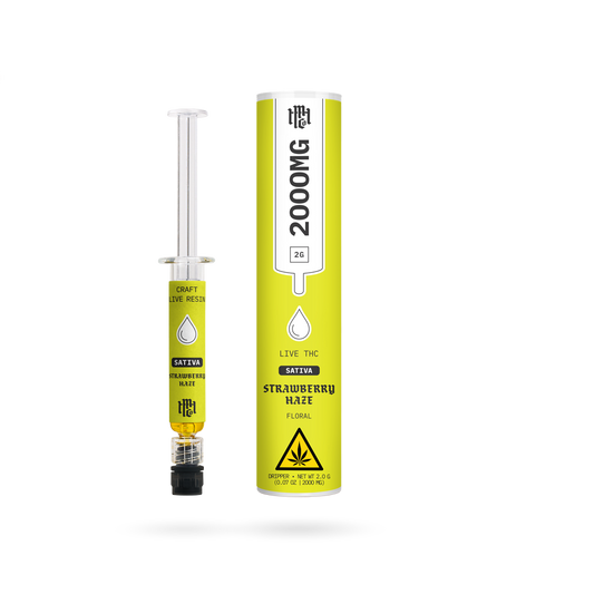 Live THC Dripper: Strawberry Haze (Sativa) 2g - 6pk