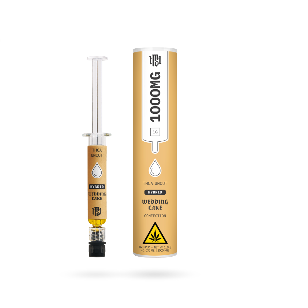 Uncut THCa Dripper: Wedding Cake (Hybrid) 1g - 6pk