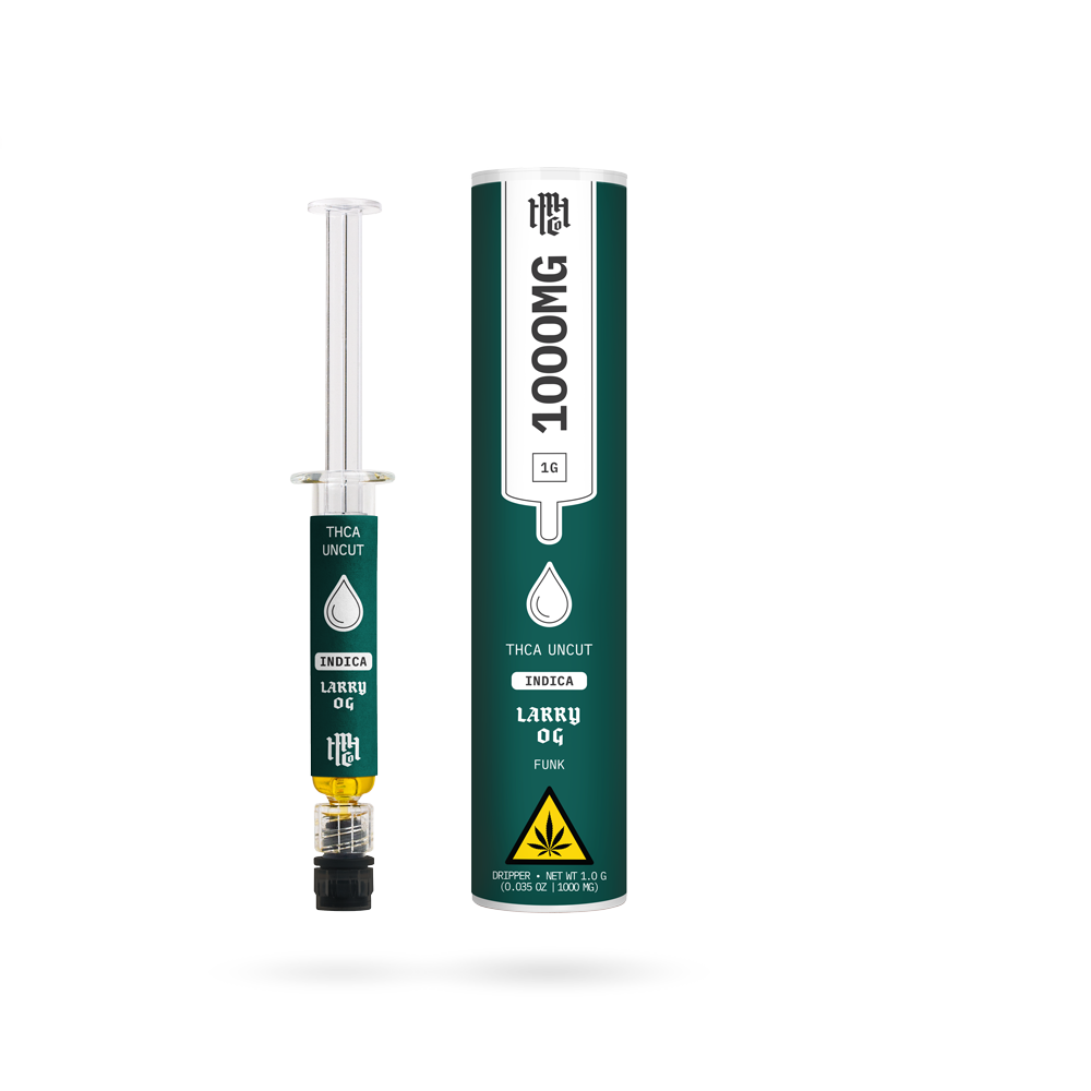 Uncut THCa Dripper: Larry OG (Indica) 1g - 6pk