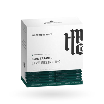1ct Modern Herb Co Live D9 Caramel 24 Pack: Knockout