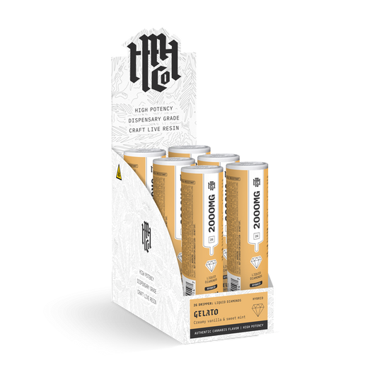 THCa Dripper Liquid Diamonds: Gelato (Hybrid) 2g, 6pk