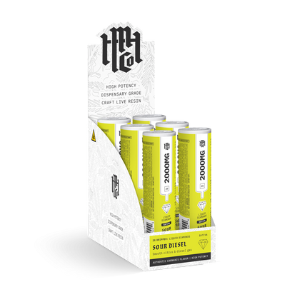 THCa Dripper Liquid Diamonds: Sour Diesel (Sativa) 2g, 6pk