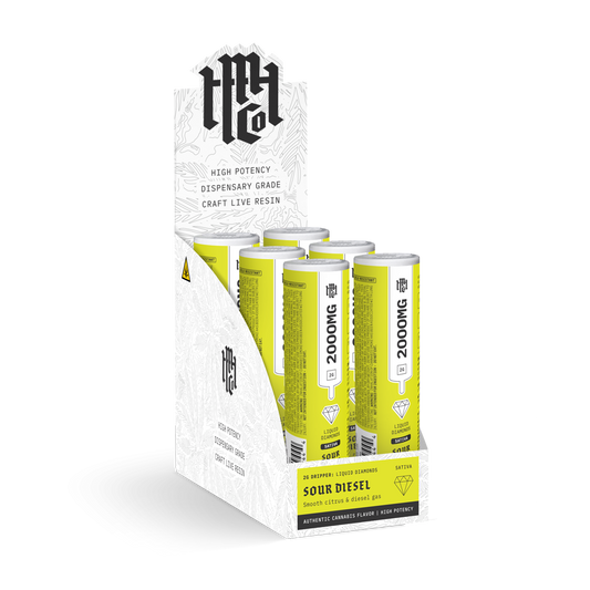 THCa Dripper Liquid Diamonds: Sour Diesel (Sativa) 2g, 6pk