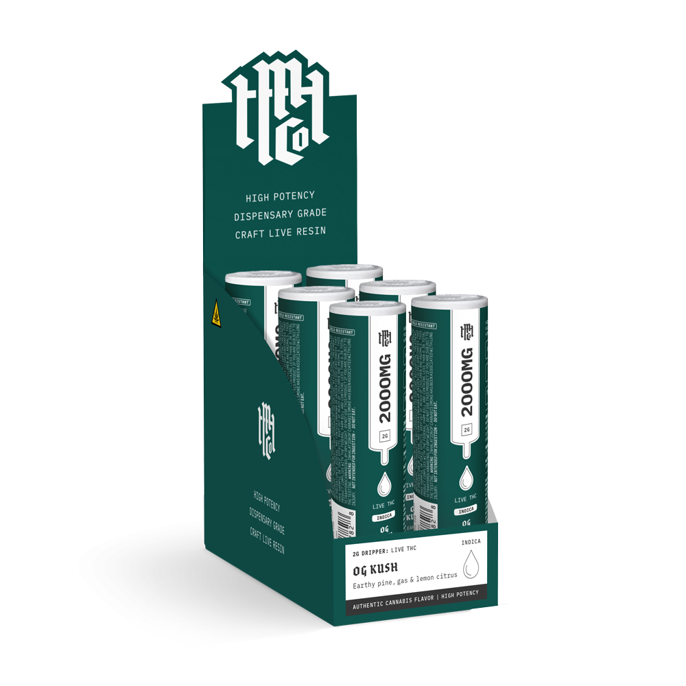 Live THC Dripper: OG Kush (Indica) 2g - 6pk