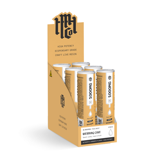 Uncut THCa Dripper: Wedding Cake (Hybrid) 1g - 6pk