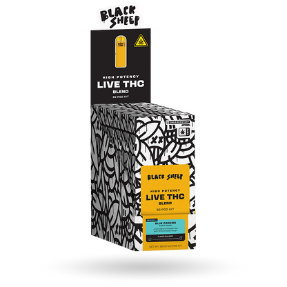 3g Black Sheep Live THC Blend Pod Starter Kit 6 Pack: Blue Cookies