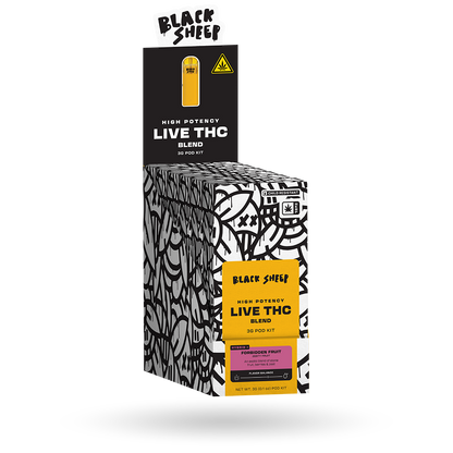 3g Black Sheep Live THC Blend Pod Starter Kit 6 Pack: Forbidden Fruit