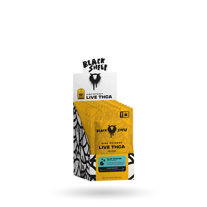 3g Black Sheep Live THCa Quad Blend Pod Refill 6 Pack: Blue Cookies