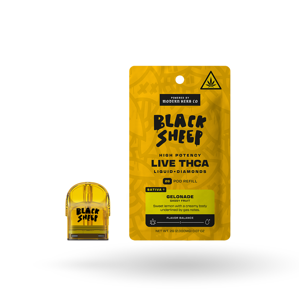 2g Pod Refill - BKS Liquid Diamonds - Gelonade (Sativa) - 6pk
