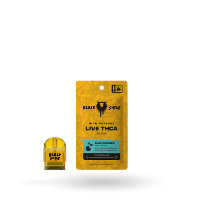 3g Black Sheep Live THCa Quad Blend Pod Refill 6 Pack: Blue Cookies