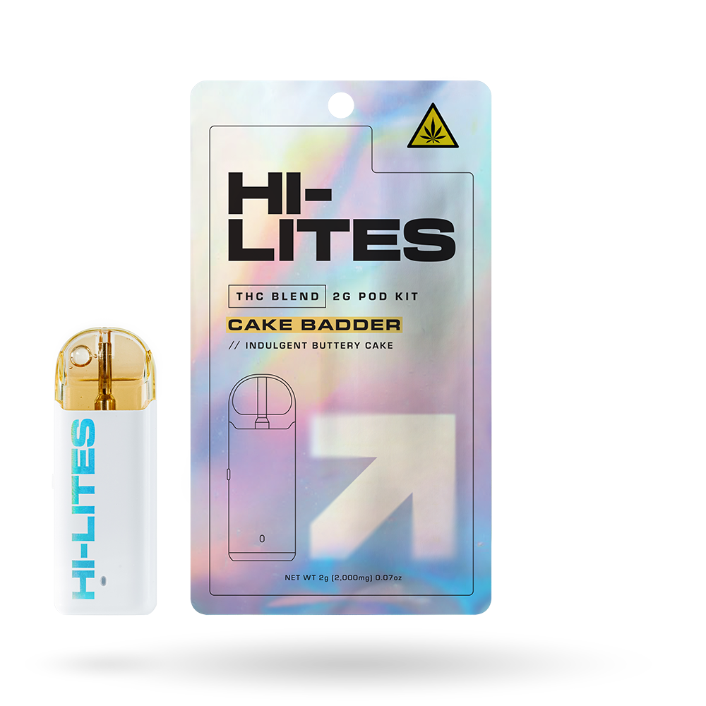 THC Blend Pod Starter Kit: Cake Badder 2g - 6 Pack
