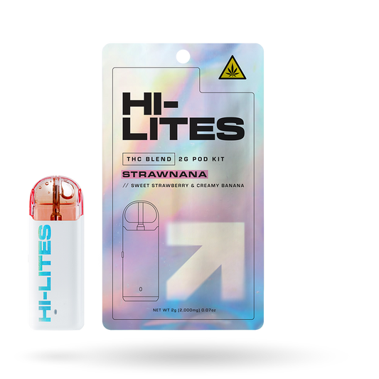 THC Blend Pod Starter Kit: Strawnana 2g - 6 Pack