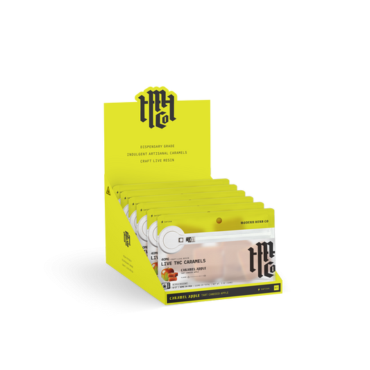 Live THC Caramel: Caramel Apple (Sativa), 8ct - 6pk