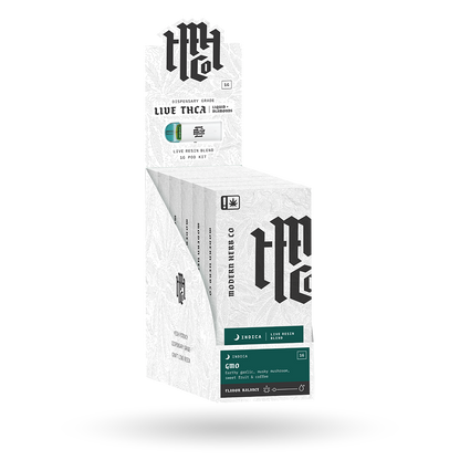THCa Live Resin Liquid Diamonds Pod Kit 6 Pack: GMO (Indica) - 1g