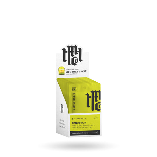 1g Modern Herb Co Live Uncut THCa Pod Refill 6 Pack: Daytrip Maui Wowie