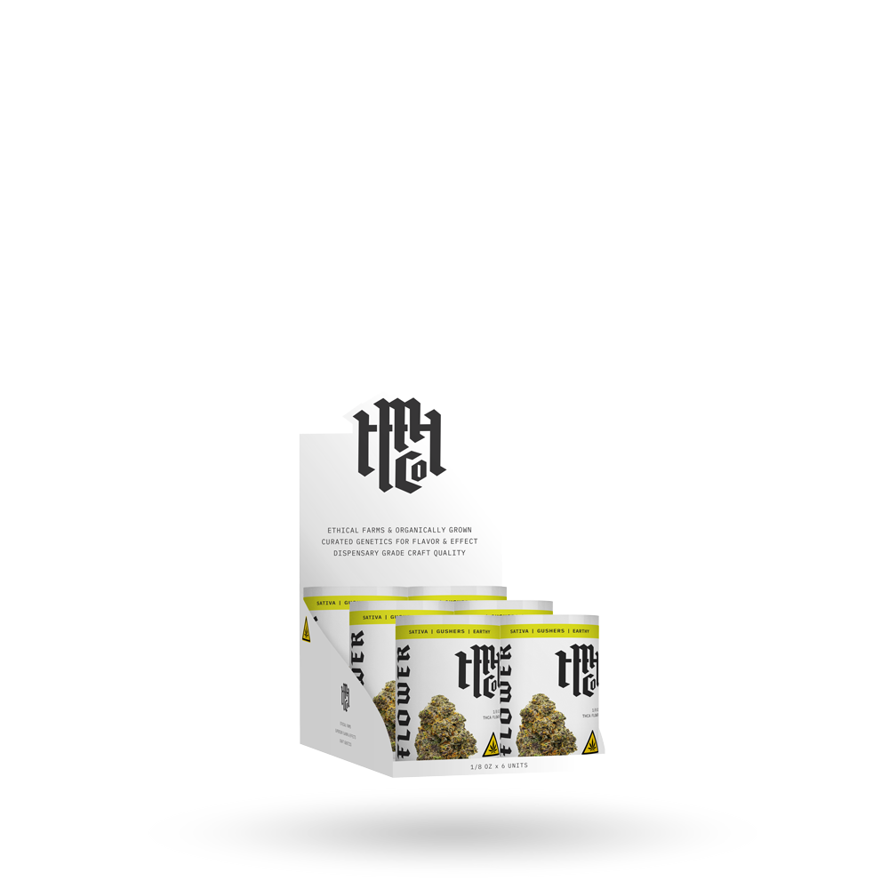 THCa Flower: Gushers (Sativa), 1/8oz - 6pk