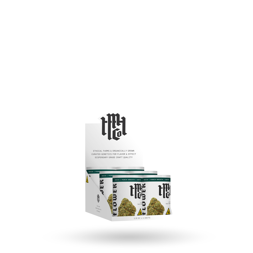 THCa Flower: Punch Breath (Indica), 1/8oz - 6pk