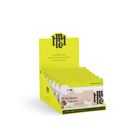 Live THC Caramel: Caramel Apple (Sativa), 4ct - 6pk