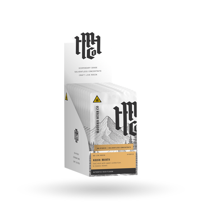 1g Vape Cartridge - MHC THCA Rosin - Kush Mints (Hybrid) - 12pk