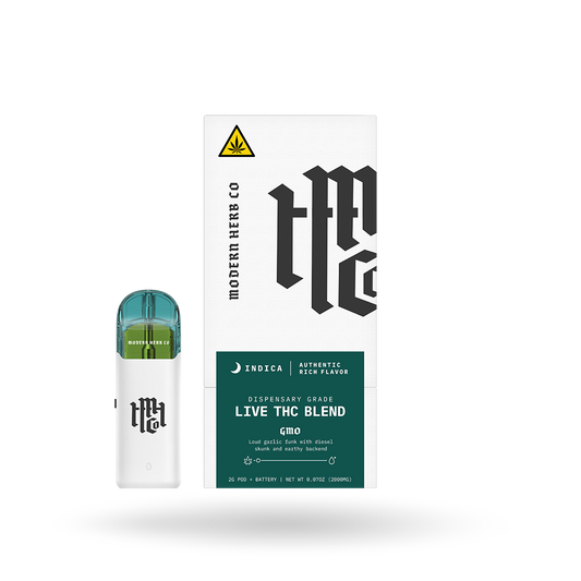 Live THC Pod Starter Kit: GMO (Indica) 2g - 6 Pack