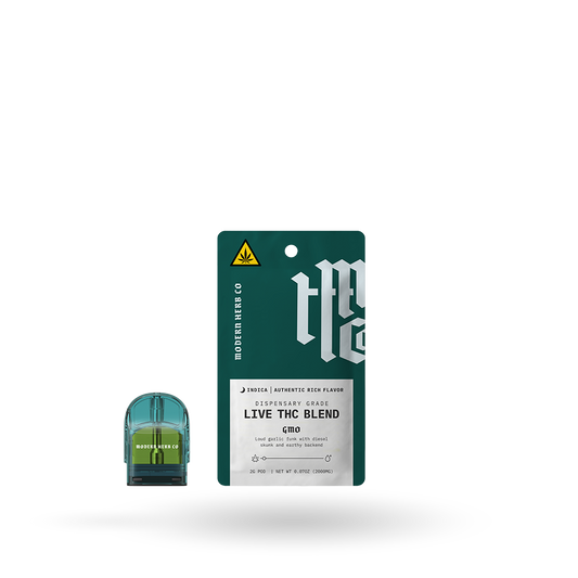 Live THC Pod Refill: GMO (Indica) 2g - 6 Pack