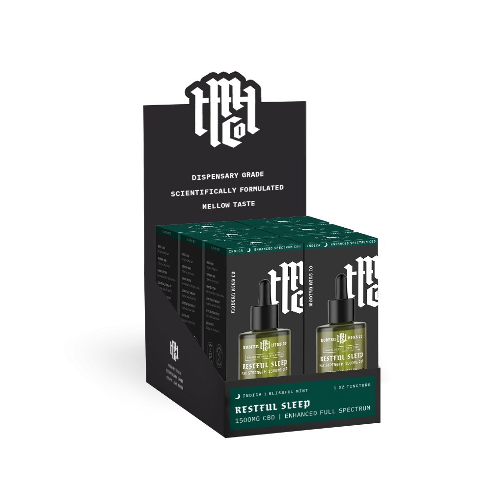 Live Resin CBD Tincture: 1500mg (Indica) - 6pk