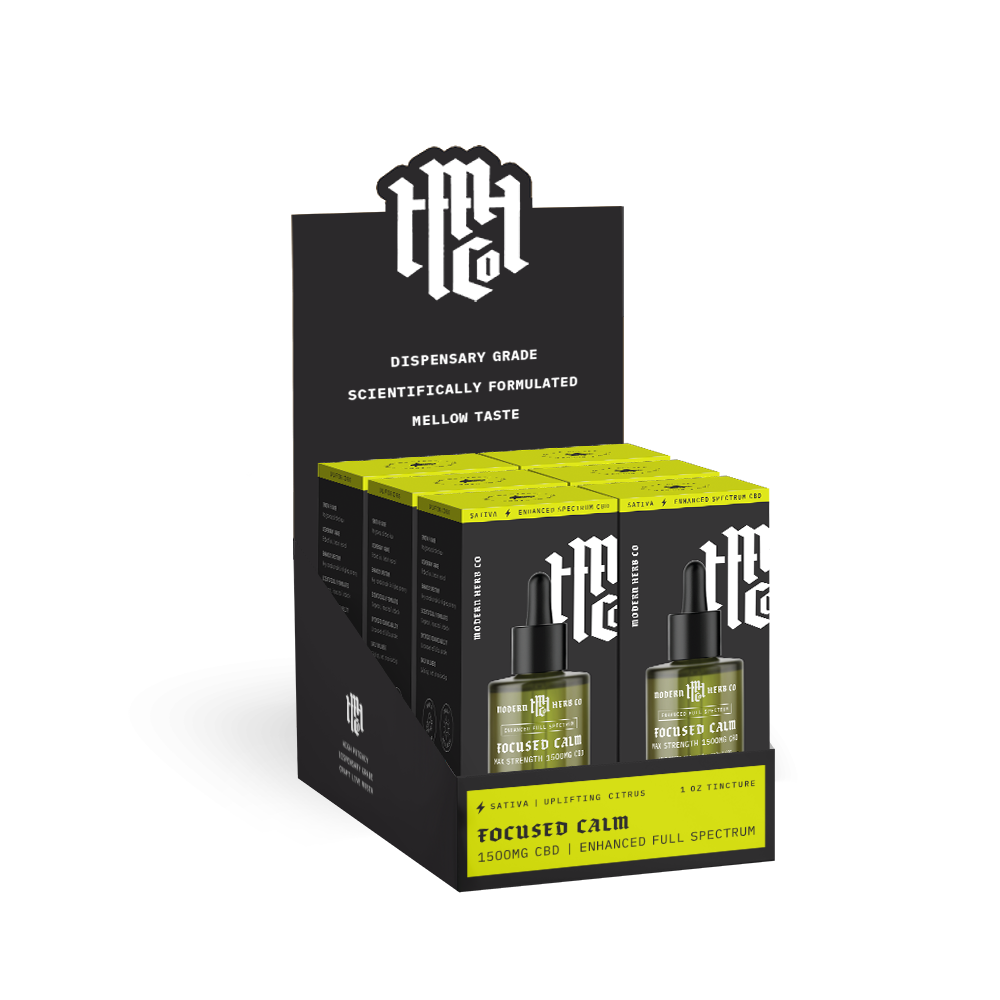 Live Resin CBD Tincture: 1500mg (Sativa) - 6pk