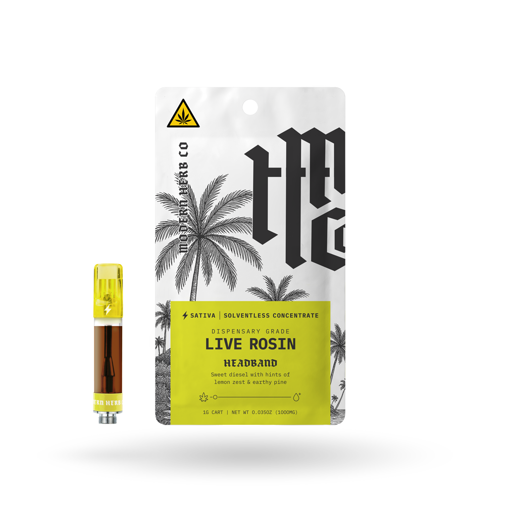 1g Vape Cartridge - MHC THCA Rosin - Headband (Sativa) - 12pk