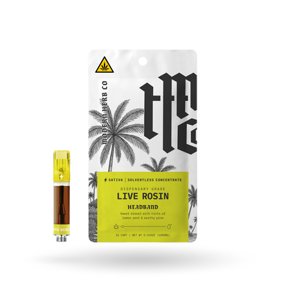 1g Vape Cartridge - MHC THCA Rosin - Headband (Sativa) - 12pk