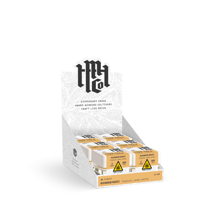 THCa Live Resin Diamonds Dab: Rainbow Runtz (Hybrid), 2g - 6pk