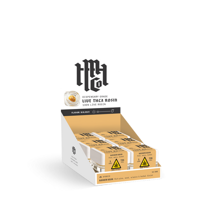 Live THCa Rosin Dab: Kosher Kush (Hybrid), 1g - 6pk