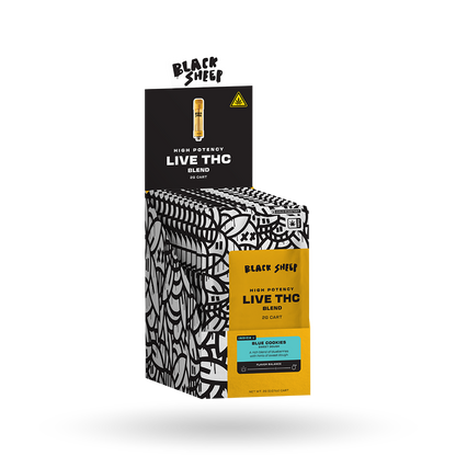 2g Black Sheep Live THC Blend Cartridge 12 Pack: Blue Cookies